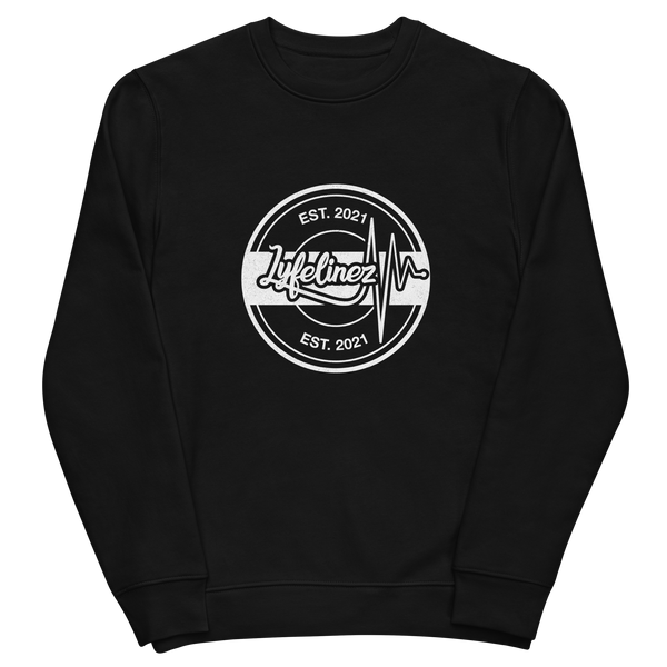 Black Circle Block Design Unisex eco sweatshirt
