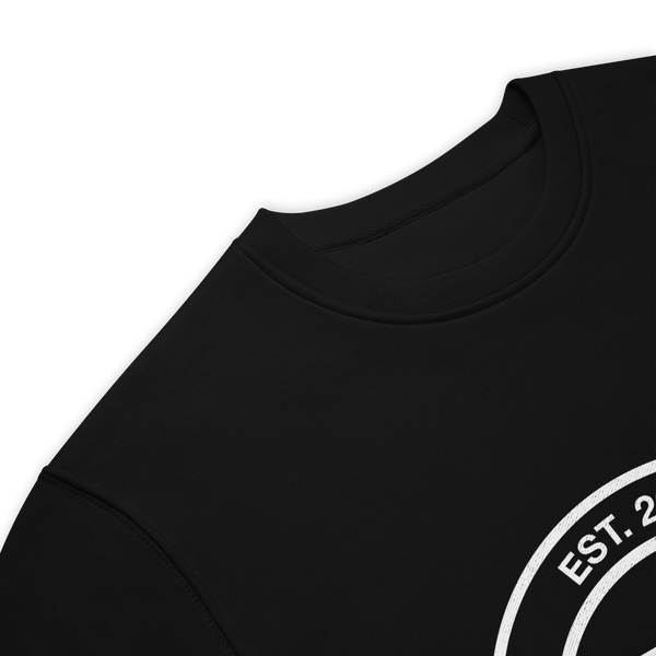 Black Circle Design Unisex eco sweatshirt