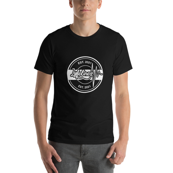 Black Circle Block Design Unisex t-shirt