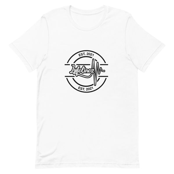 White Circle Design Unisex t-shirt